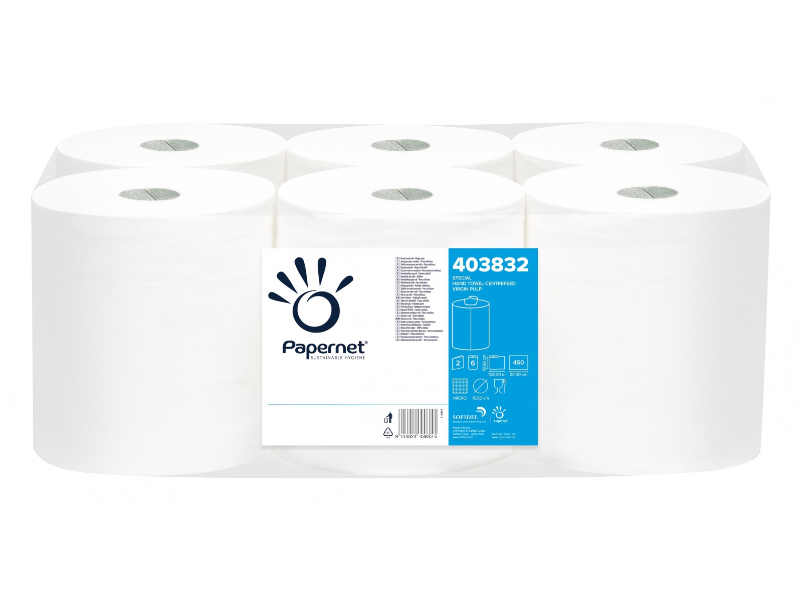 Ręcznik M 2W Papernet 403832 Special 108m 6 rolek